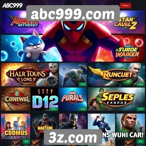 Análise da biblioteca de jogos disponíveis em abc999.com